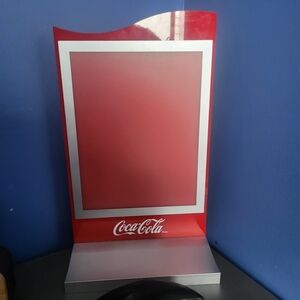 Coca Cola Red Menu Display Stand - Home Accents